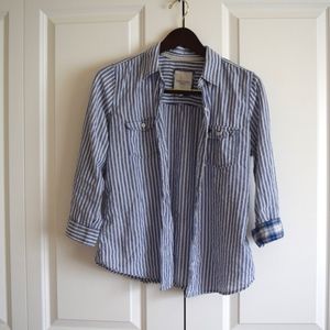Gilly Hicks Striped Button Down